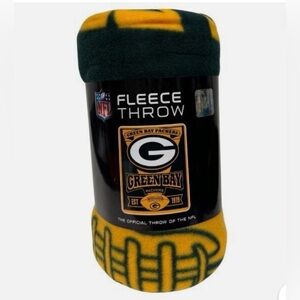 NFL Green Bay Packers Fleece Throw Blanket